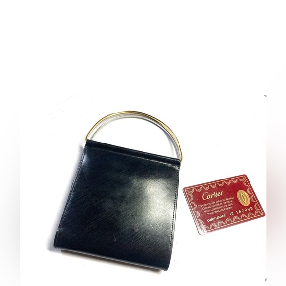 Cartier Trinity wallet…SUPER RARE with one gold and one silver handle - Picture 3 of 14